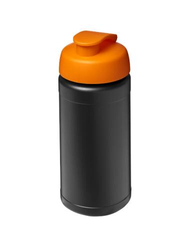 Bidón deportivo con tapa Flip de material reciclado de 500 ml "Baseline"