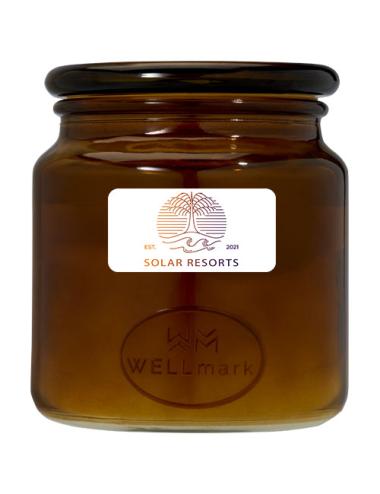 Vela perfumada de 650 g con fragancia de madera de cedro "Wellmark Let 's Get Cozy"