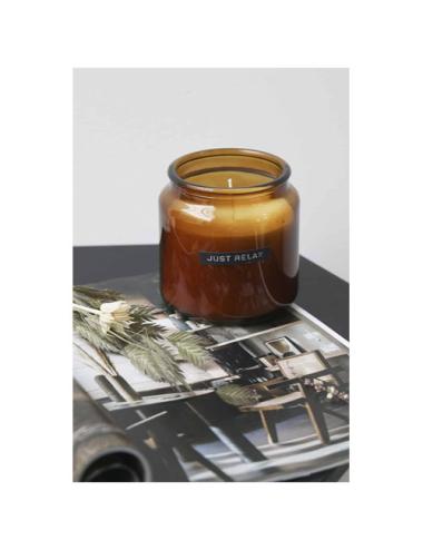 Vela perfumada de 650 g con fragancia de madera de cedro "Wellmark Let 's Get Cozy"