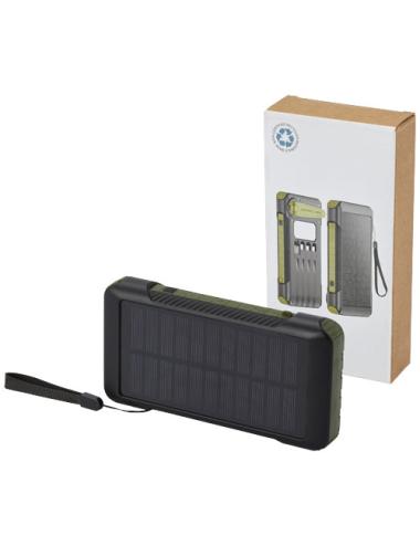 Batería externa de dinamo solar en plástico reciclado de 10 000 mAh con certificación RCS  "Soldy"