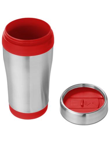 Vaso con aislamiento de acero inoxidable reciclado de 410 ml con certificación RCS "Elwood"