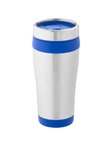 Vaso con aislamiento de acero inoxidable reciclado de 410 ml con certificación RCS "Elwood"