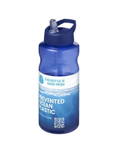 Bidón deportivo con tapa con boquilla de 1 litro "H2O Active® Eco Big Base"