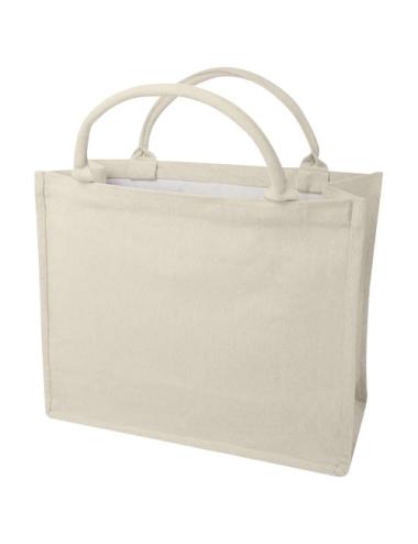 Bolsa Tote cuadrada de 500 g/m² con material reciclado Aware™ "Page"