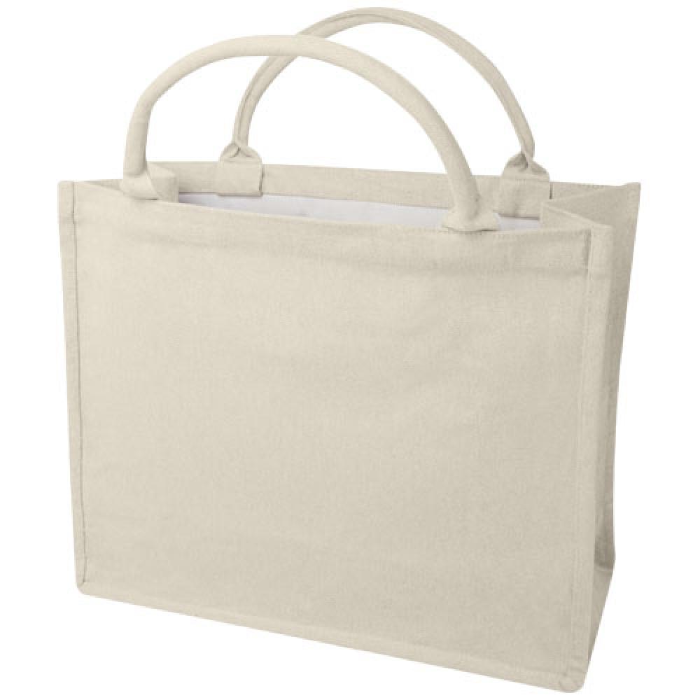 Bolsa Tote cuadrada de 500 g/m² con material reciclado Aware™ "Page"