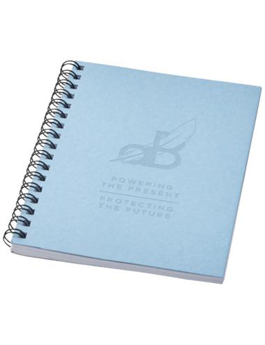 Cuaderno con espiral A6 a color "Desk-Mate®"