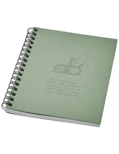 Cuaderno con espiral A6 a color "Desk-Mate®"