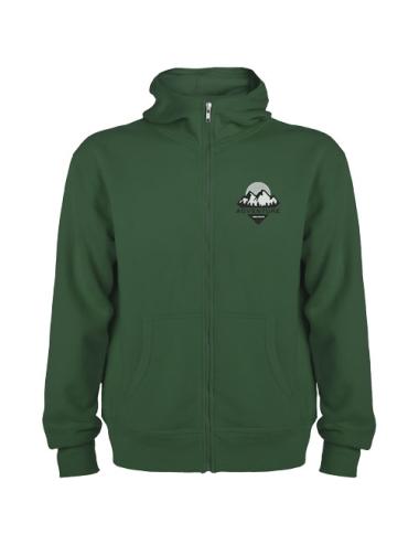 Sudadera con capucha y cremallera completa unisex "Montblanc"