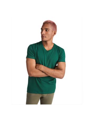 Camiseta de cuello de pico de manga corta para hombre "Samoyedo"