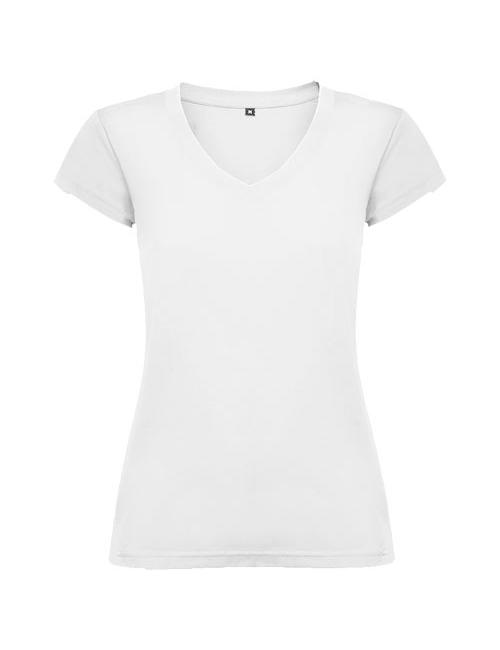 Camiseta de cuello de pico de manga corta para mujer "Victoria"