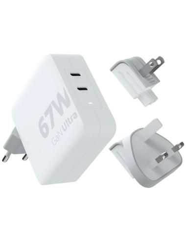 Cargador de viaje de 67 W con cable USB-C PD de 100 W "Xtorm XVC2067 GaN Ultra"