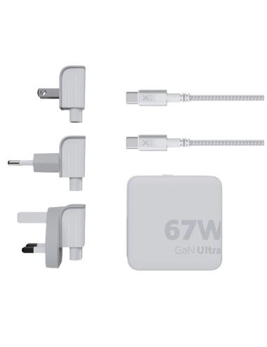 Cargador de viaje de 67 W con cable USB-C PD de 100 W "Xtorm XVC2067 GaN Ultra"