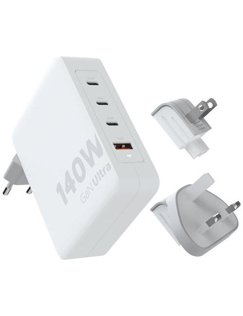 Cargador de viaje de 140 W con cable USB-C PD de 240 W "Xtorm XVC2140 GaN Ultra"