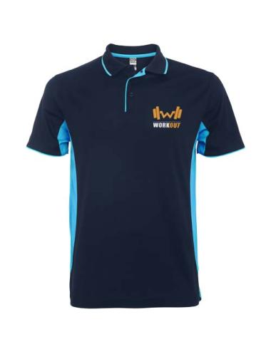 Polo deportivo unisex de manga corta "Montmelo"