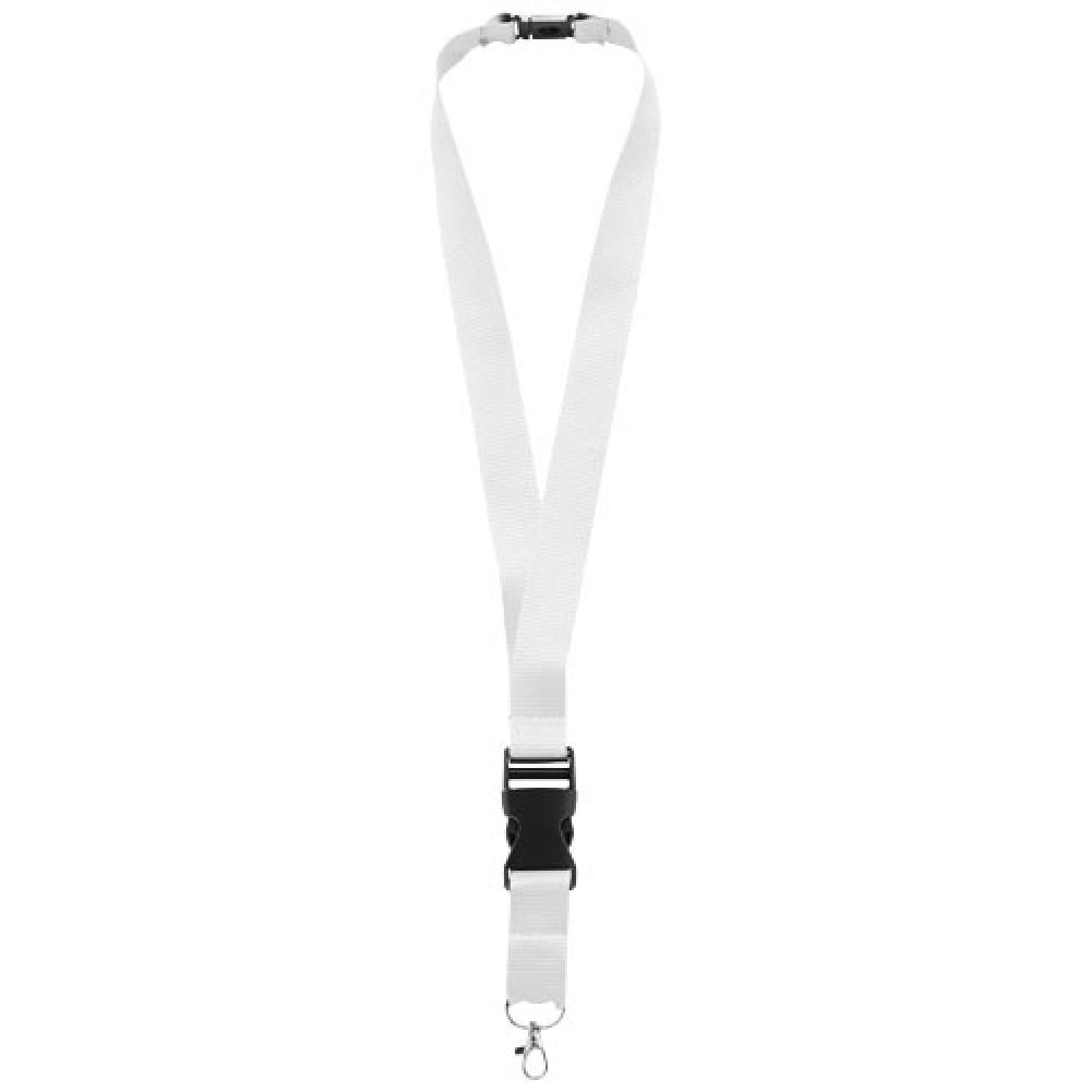 Lanyard con hebilla separable y clip de seguridad "Yogi"