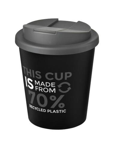 Vaso reciclado de 250 ml con tapa antigoteo "Americano® Espresso Eco"