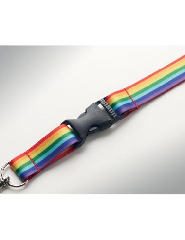 Lanyard RPET rainbow