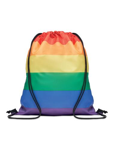 Bolsa cuerdas rainbow de RPET