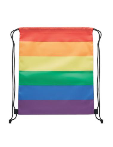 Bolsa cuerdas rainbow de RPET