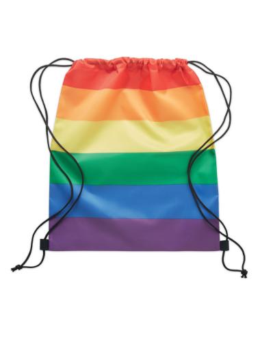 Bolsa cuerdas rainbow de RPET