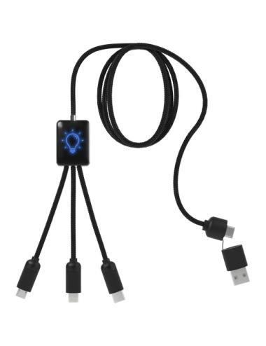 Cable de carga extensible 5 en 1 "SCX.design C28"