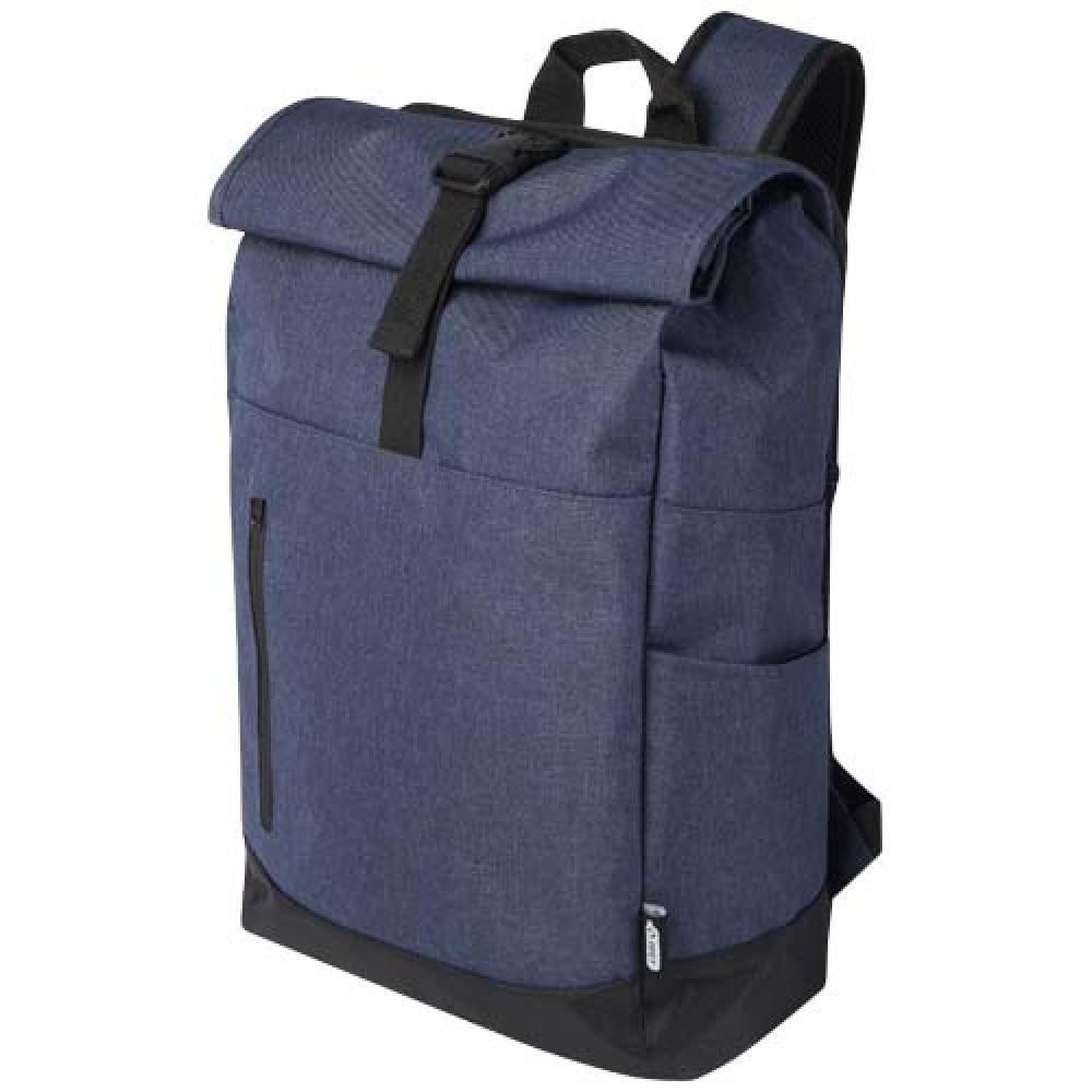 Mochila para portátil de 15,6" reciclada GRS con cierre superior 12L "Hoss"