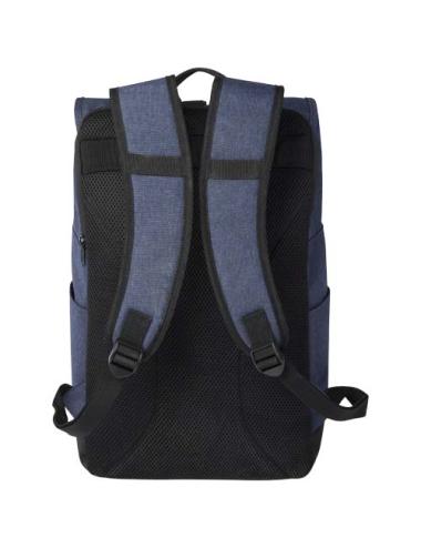 Mochila para portátil de 15,6" reciclada GRS con cierre superior 12L "Hoss"