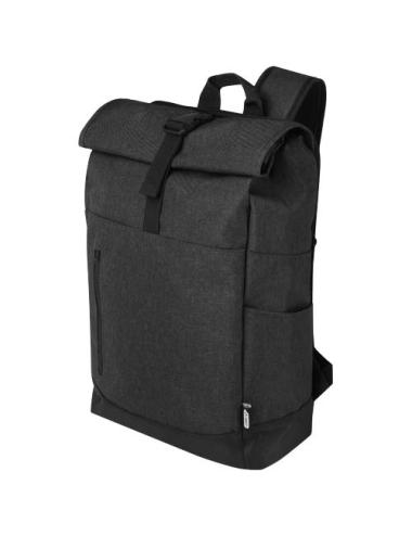 Mochila para portátil de 15,6" reciclada GRS con cierre superior 12L "Hoss"