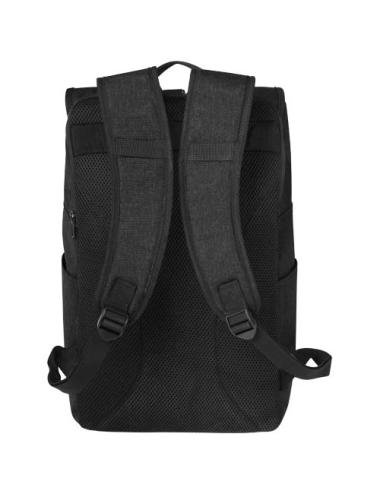 Mochila para portátil de 15,6" reciclada GRS con cierre superior 12L "Hoss"