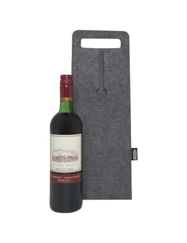 Bolsa de vino de fieltro reciclado GRS de 75 cl "Felta"