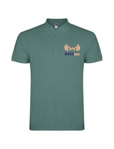 Polo de manga corta para hombre "Star"