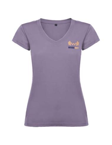 Camiseta de cuello de pico de manga corta para mujer "Victoria"