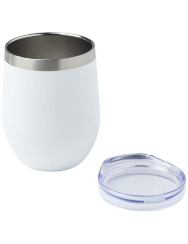 Taza con aislamiento de cobre de 350 ml de acero inóxidable reciclado con certificado RCS "Corzo"