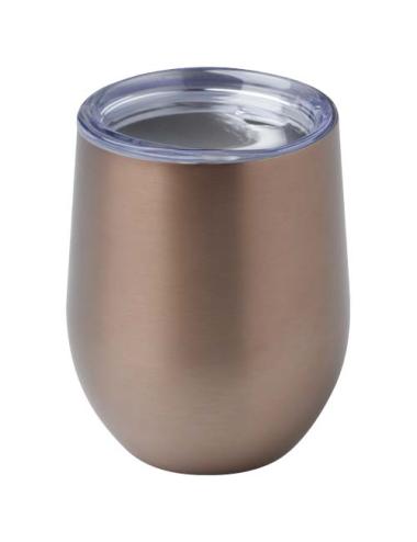 Taza con aislamiento de cobre de 350 ml de acero inóxidable reciclado con certificado RCS "Corzo"