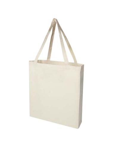 Bolsa Tote con refuerzos de algodón reciclado GRS de 140 g/m² "Madras"