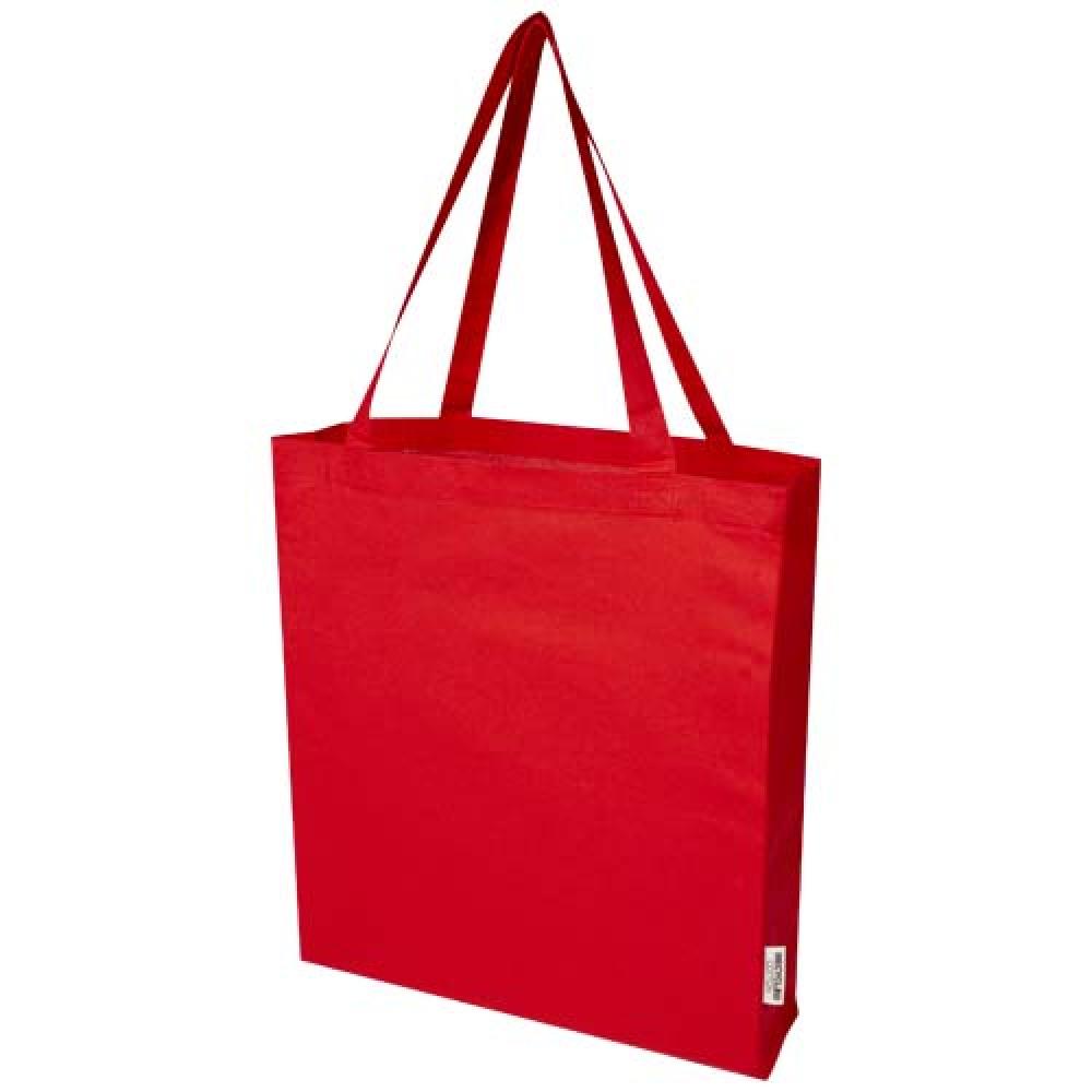 Bolsa Tote con refuerzos de algodón reciclado GRS de 140 g/m² "Madras"