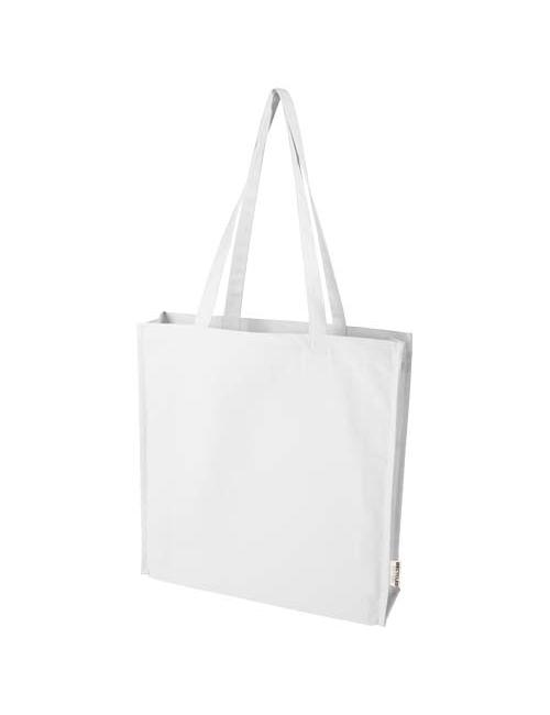 Bolsa Tote algodón reciclado 100% GRS con refuerzos de 270 g/m² "Florida" 14L