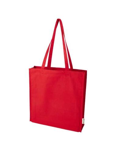 Bolsa Tote algodón reciclado 100% GRS con refuerzos de 270 g/m² "Florida" 14L