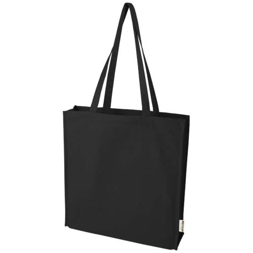 Bolsa Tote algodón reciclado 100% GRS con refuerzos de 270 g/m² "Florida" 14L