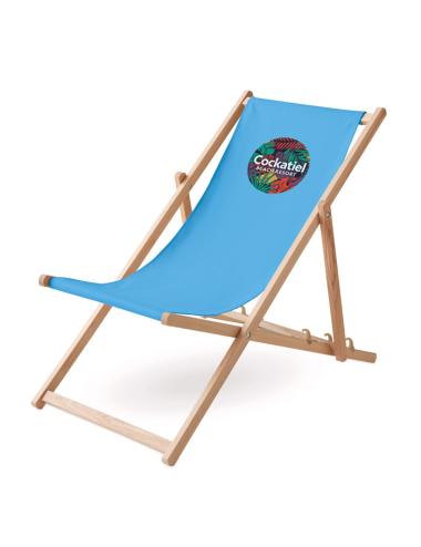 Silla de playa en madera