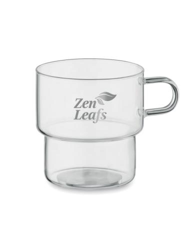 Taza de borosilicato. 300ml