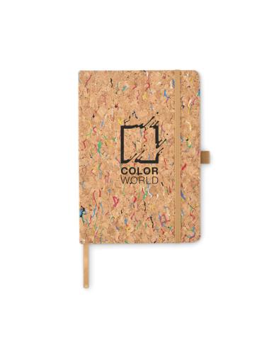 Cuaderno de color corcho A5