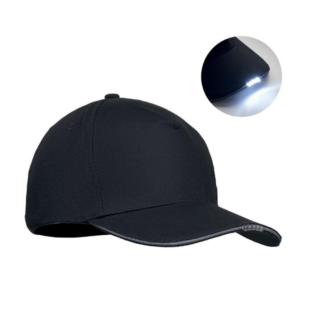 Gorra LED de 5 paneles 220gr