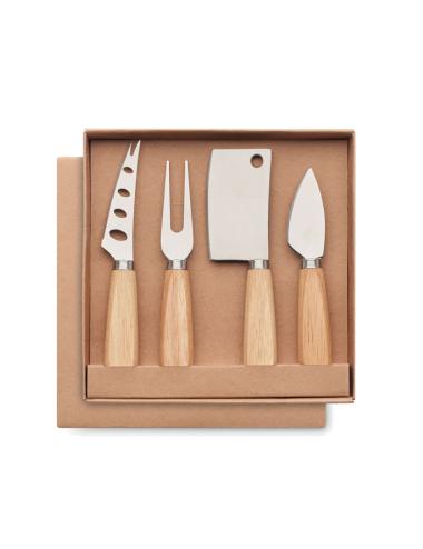 Set de 4 cuchillos para queso