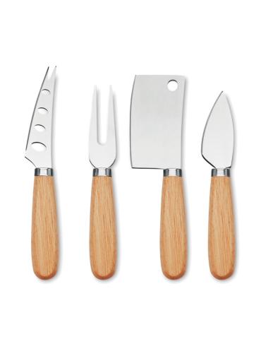 Set de 4 cuchillos para queso