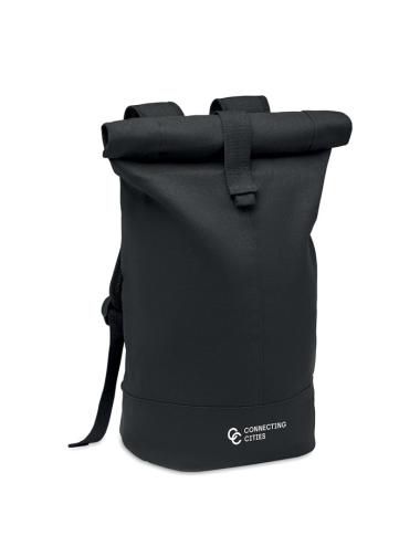 Mochila canvas lavado Rolltop