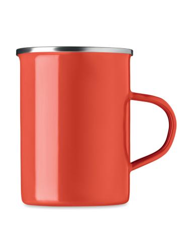 Taza metal con capa de esmalte