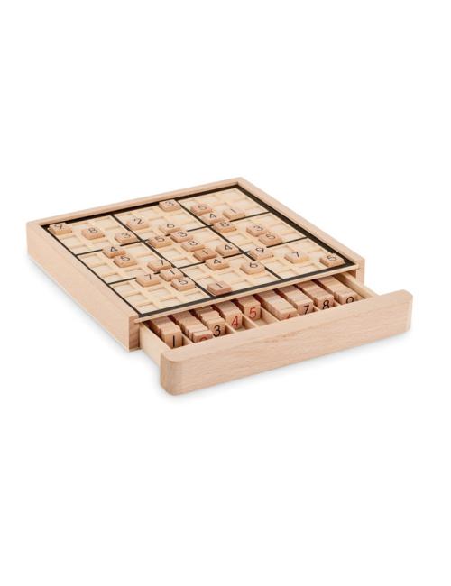 Juego de mesa sudoku de madera