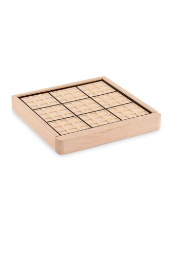 Juego de mesa sudoku de madera