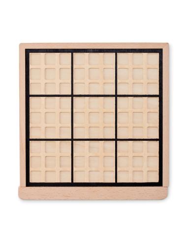 Juego de mesa sudoku de madera